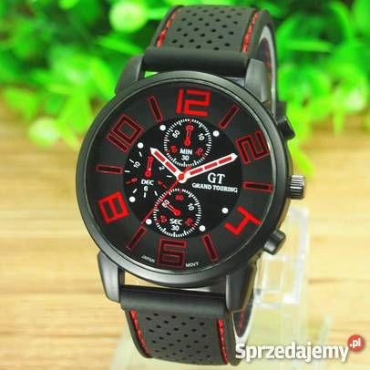 Casual Quartz Analog Silicone Aço Inoxidável Dial Sports WristWatch