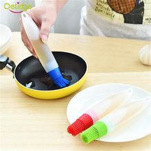 Silicone Baking Cake Manteiga Pão Pastelaria Óleo Líquido Caneta Tube Escova Ferramenta de churrasco